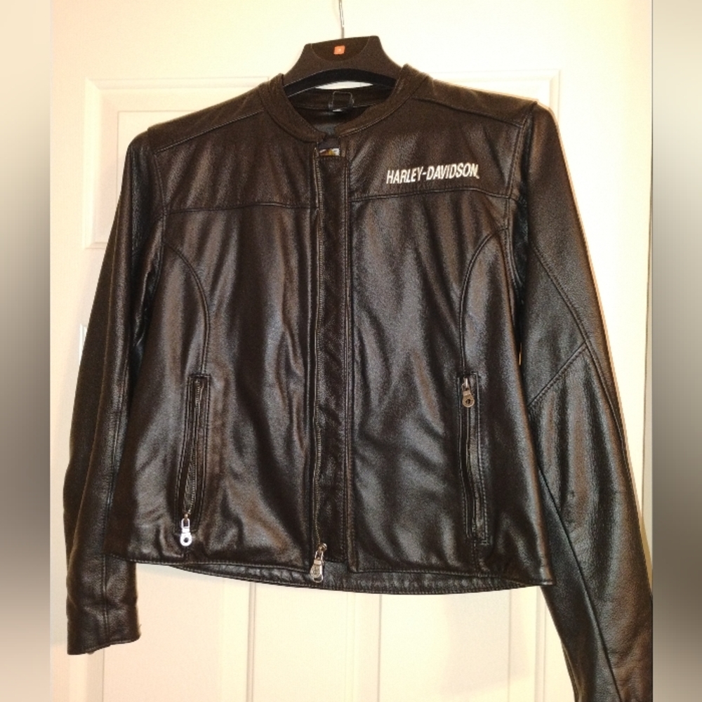 Harley-Davidson Black Leather Riding Jacket